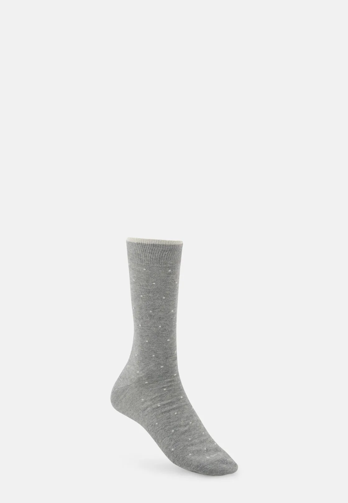 Boggi, Calze Corte Motivo Pois In Misto Cotone, Uomo, Light grey - immagine 1