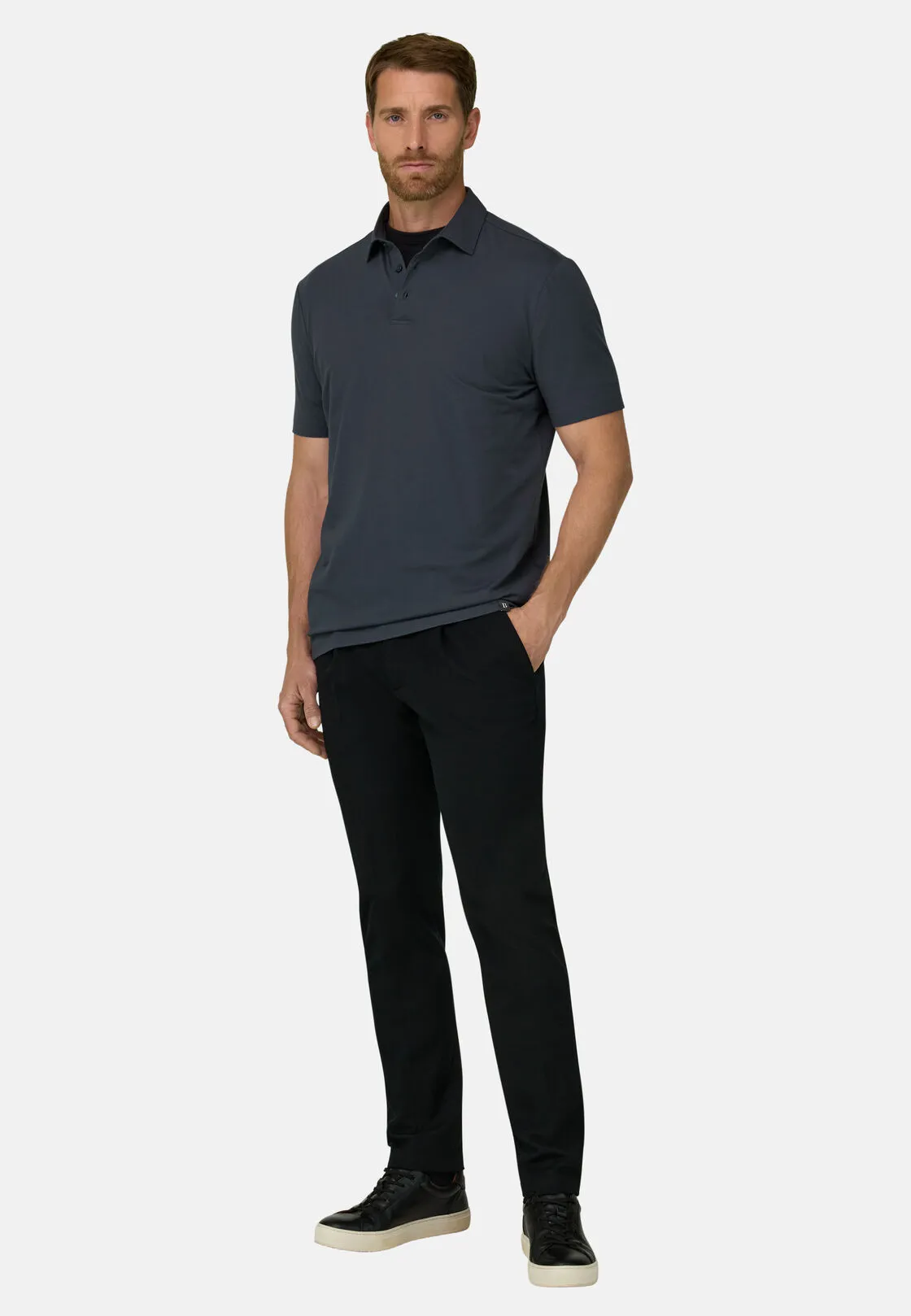 Boggi, Polo In Jersey Di Cotone Supima Elasticizzato, Uomo, , Taglia: XL - immagine 2