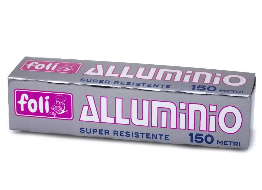Foliroll Alluminio 150MT - Carta Alluminio per Uso Domestico - immagine 1