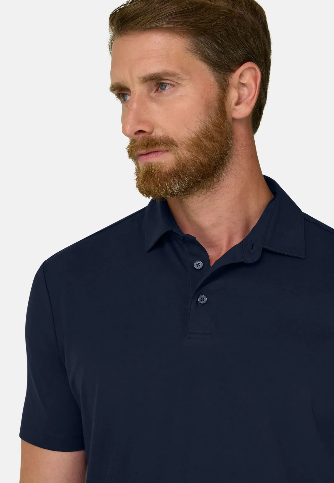 Boggi, Polo In Jersey Di Cotone Supima Elasticizzato, Uomo, Navy, Taglia: XL - immagine 3
