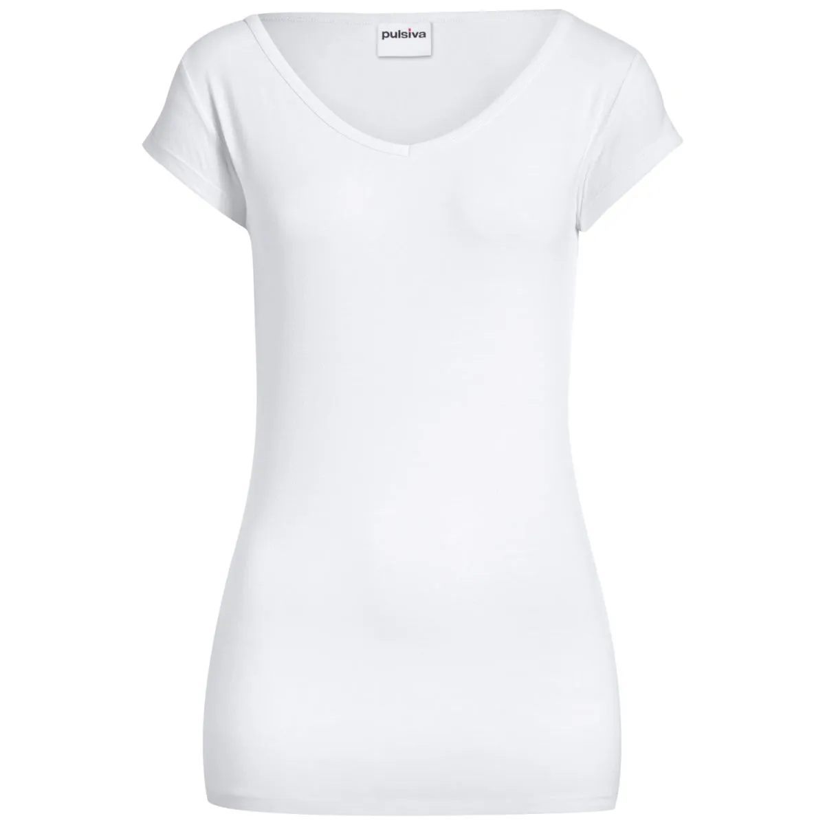 2x PULSIVA T shirt da cameriera Double-V; Taglia XL; bianco; 2 pz. / Pacco - immagine 1