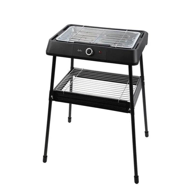 Jata JEBQ1001 Barbecue Elettrica 2200W Superficie 400 x 230 mm Nero - immagine 1