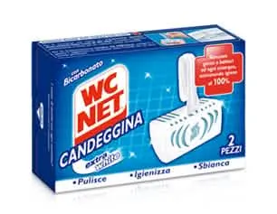 WC NET TAVOLETTA SOLIDA 2 PEZZI ALLA CANDEGGINA - Pulizia Profonda per il Bagno - immagine 1
