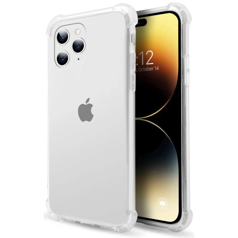 Custodia Antishock Trasparente PcCom Essential per iPhone 14 Pro - immagine 1