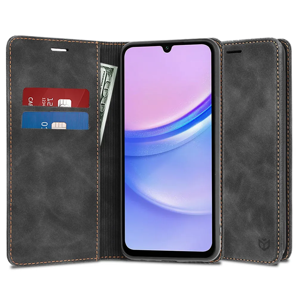 Custodia per Samsung Galaxy A15 5G A156 / A15 A155, Techsuit, Confy, Nera - immagine 1