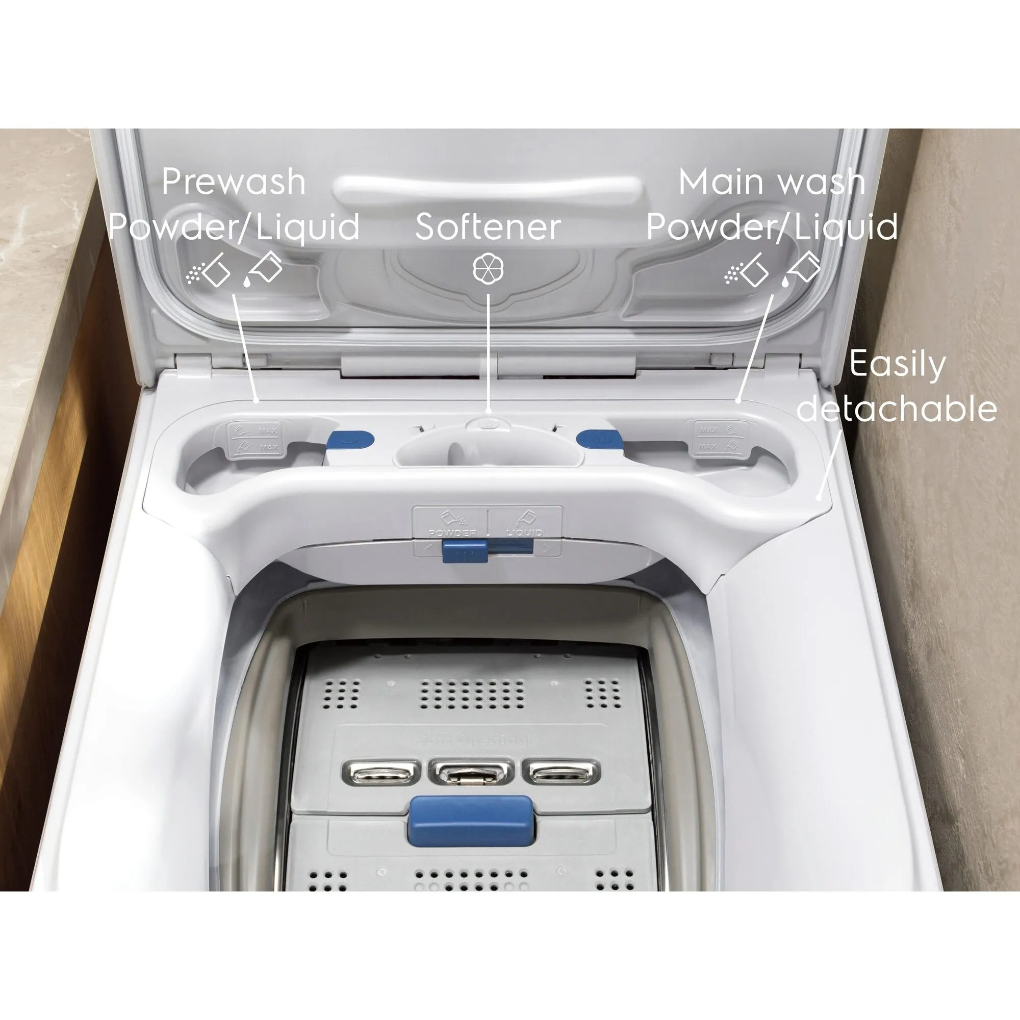 Electrolux Lavatrice Carica dall'Alto 7 kg Classe A EW6T57A Bianca - immagine 2