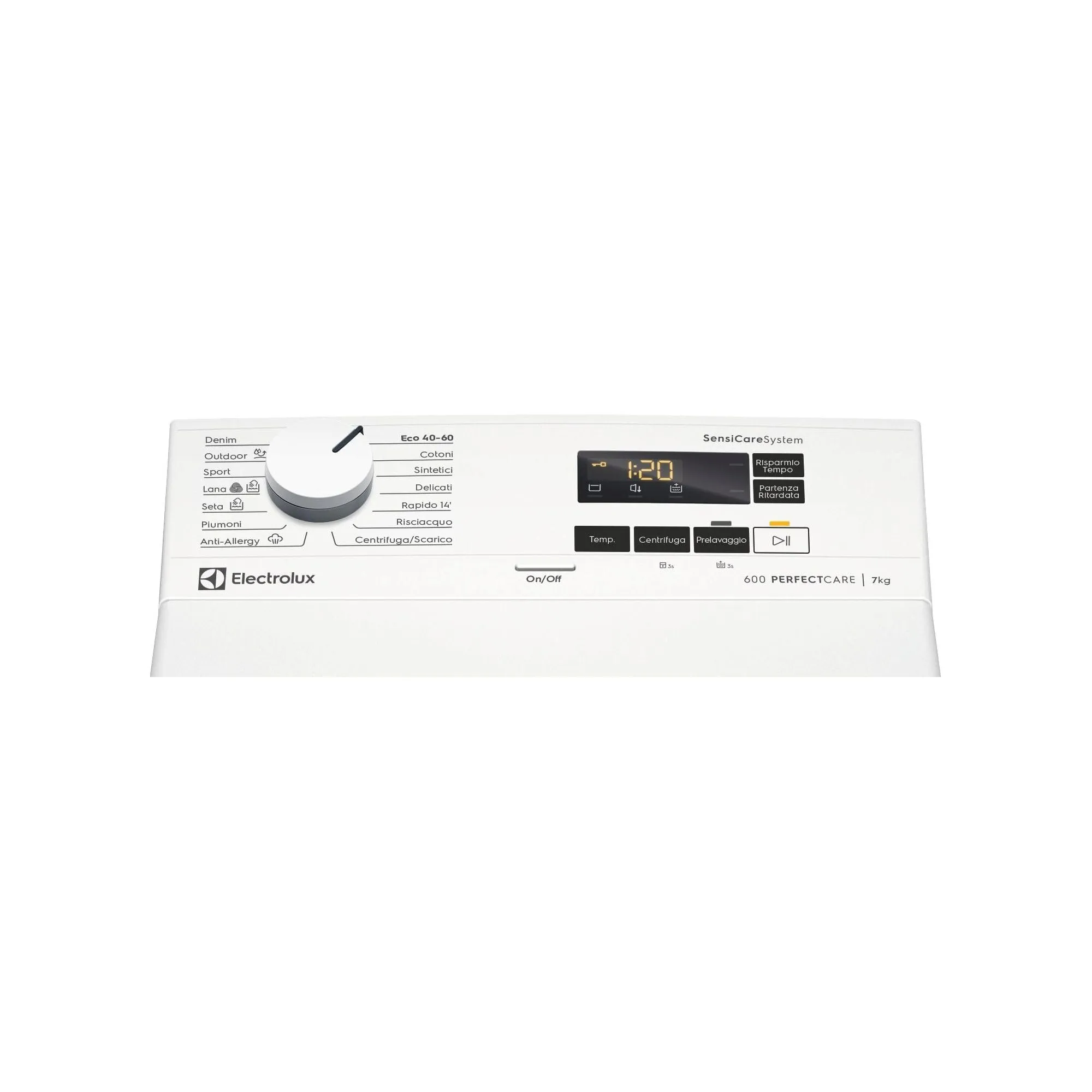 Electrolux Lavatrice Carica dall'Alto 7 kg Classe A EW6T57A Bianca - immagine 4
