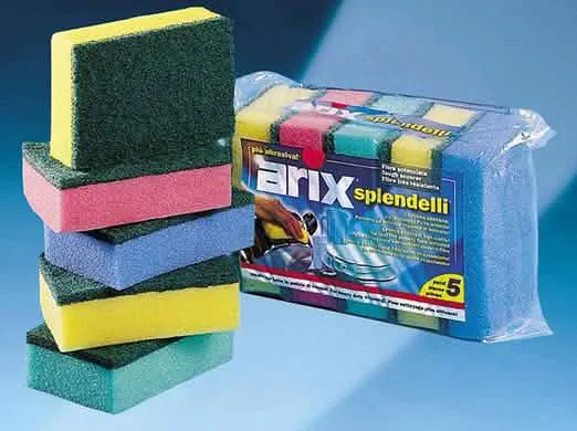 Set di 5 Spugne e Retine Splendelli Arix per la Pulizia della Casa - immagine 1