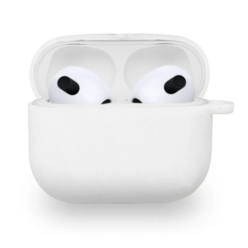 Custodia protettiva PcCom Essential per AirPods 3 bianca - immagine 1