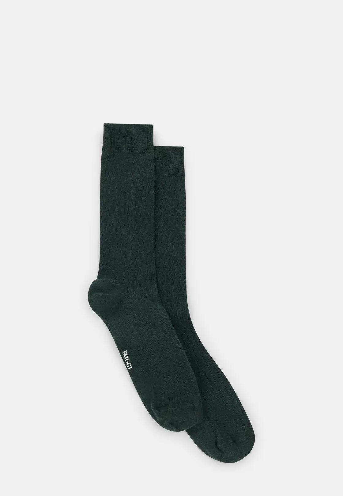 Boggi, Calze Corte Motivo Costa In Cotone E Cashmere, Uomo, - immagine 2