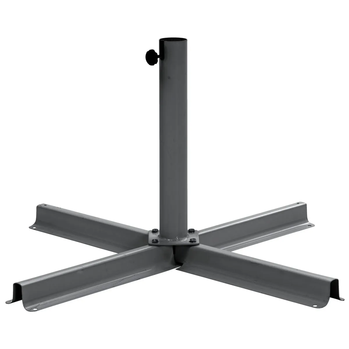 VEGA Base per ombrelloni Detroit; 101x101x55.5 cm (LxLxH); antracite; quadrata - immagine 1