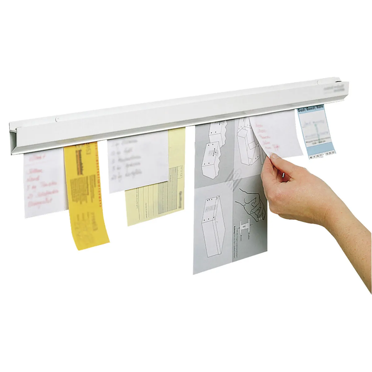Hygostar Portacomande Neat; 100x7 cm (LxH); bianco - immagine 1