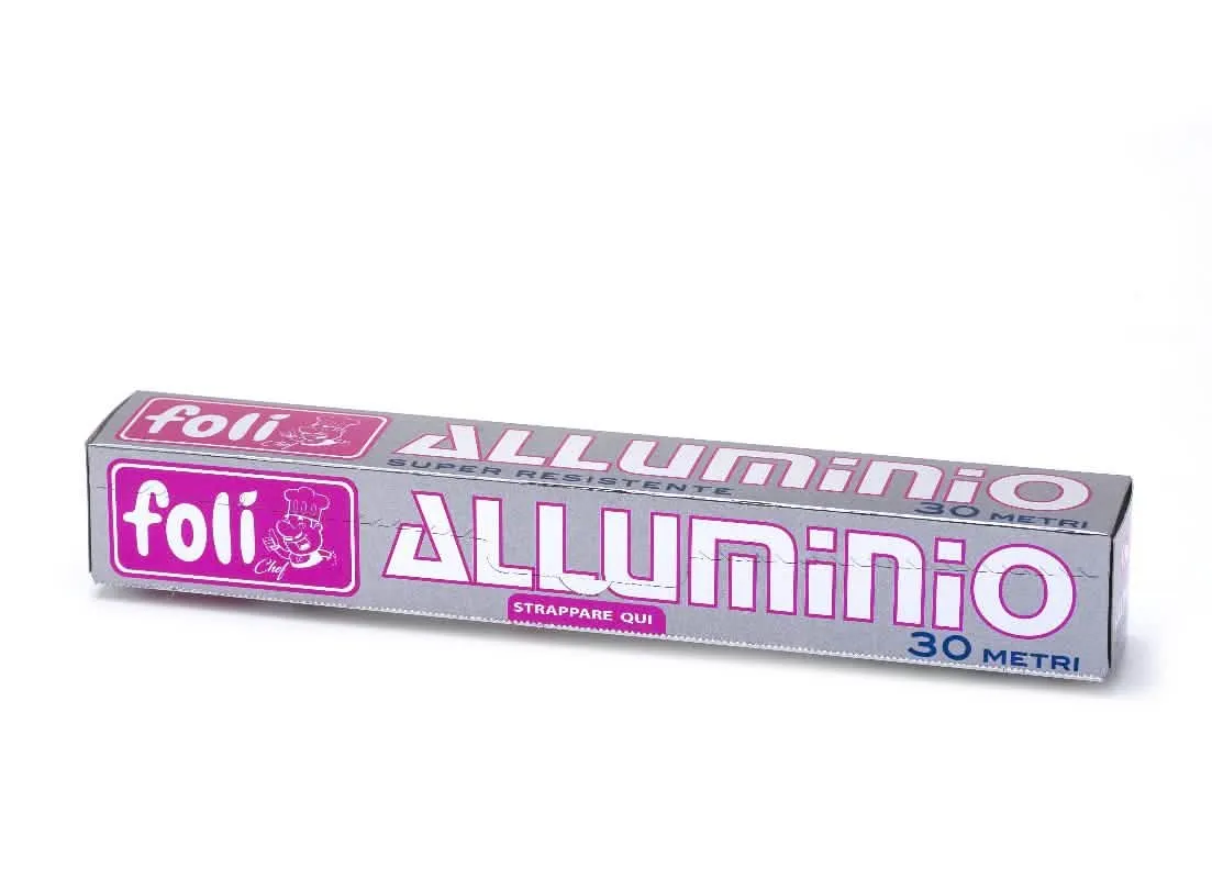 Pellicola Alluminio FOLIROLL 30MT per Cucina e Conservazione - immagine 1