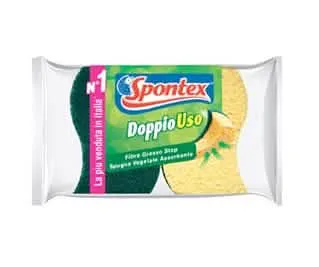 Spugna e Retina Doppiouso Spontex - Set da 2 Pezzi per Pulizie Efficaci - immagine 1