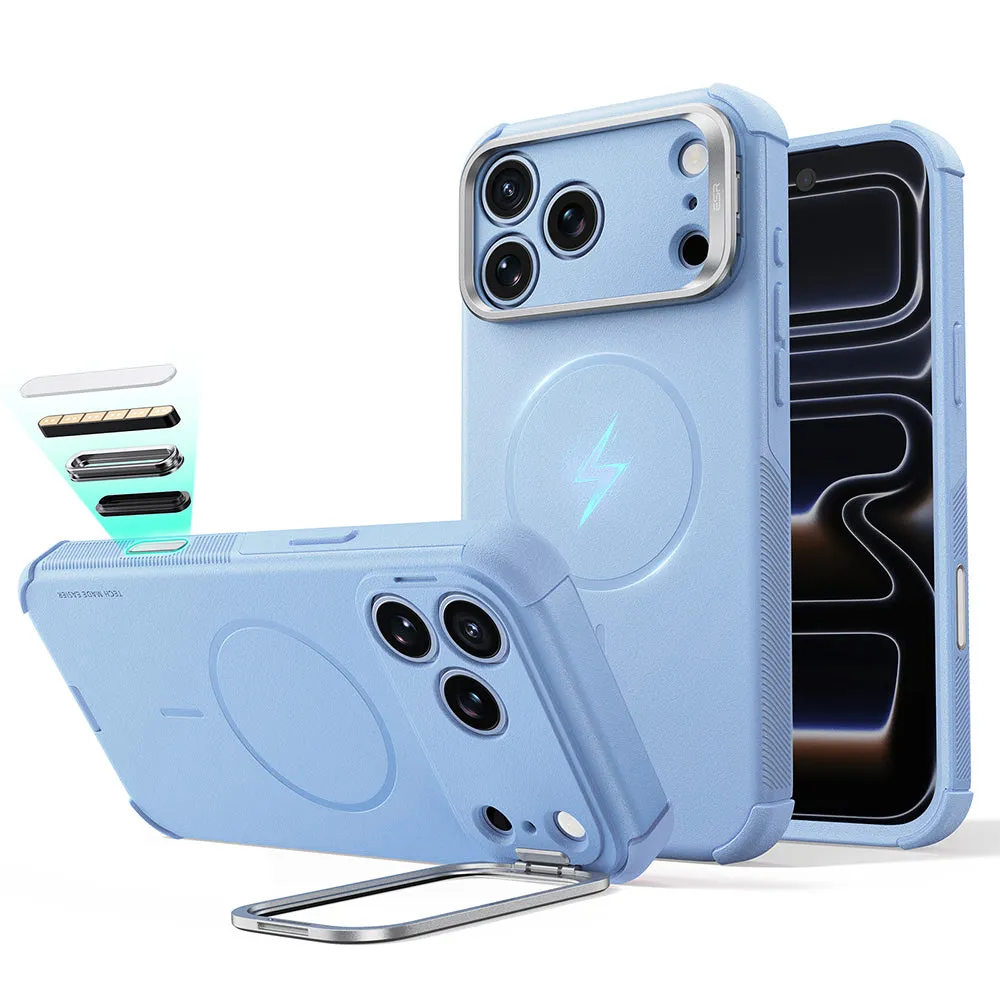 Custodia MagSafe per Apple iPhone 18 Pro Max / 17 Pro Max, ESR, Cyber Armor Kickstand, Blu - immagine 1