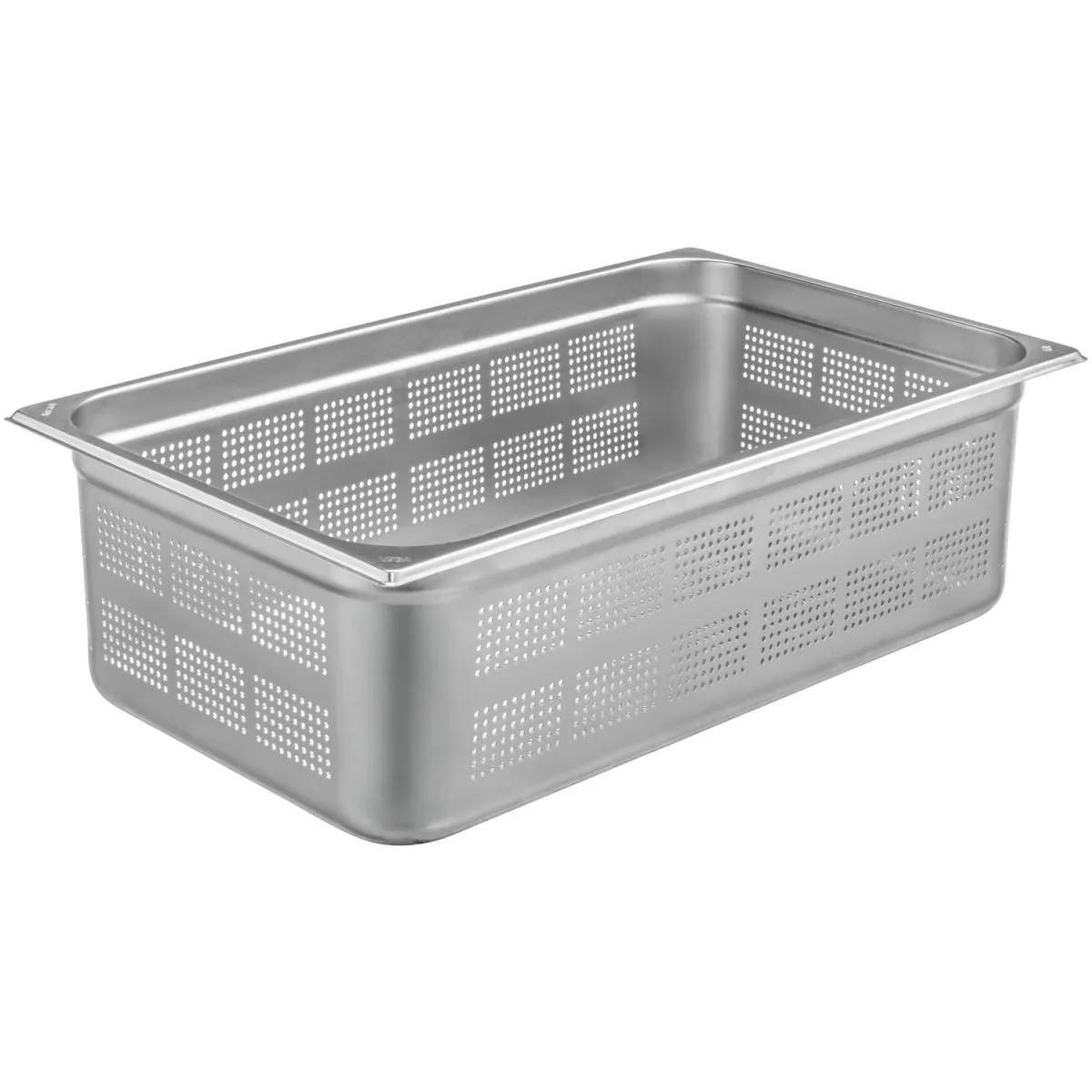 VEGA Contenitore gastronorm 1/1 Premium forato; GN 1/1, 19 l, 53x32.5x15 cm (LxLxP); argento - immagine 1