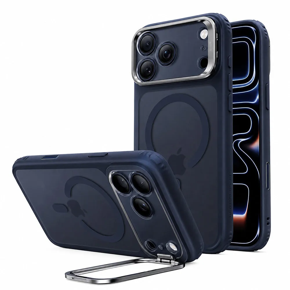 Custodia MagSafe per Apple iPhone 18 Pro / 17 Pro, ESR, Classic Hybrid Kickstand, Blu Satinato - immagine 1