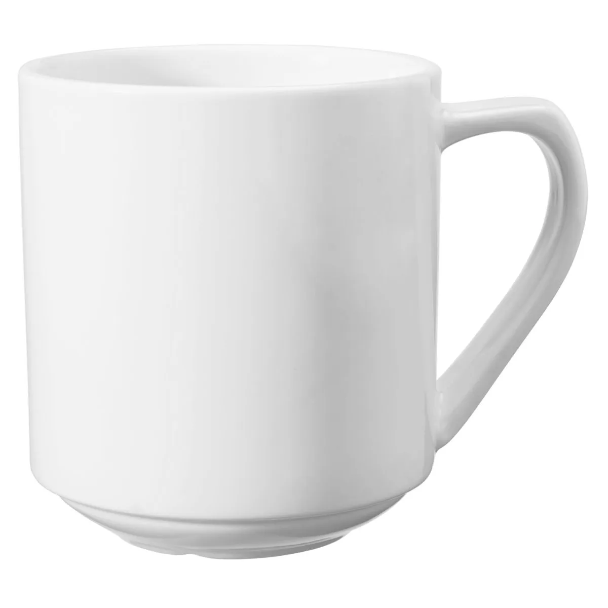 6x VEGA Tazza mug con manico Base; 280 ml, 7.5x9 cm (ØxH); bianco; rotonda; 6 pz. / Pacco - immagine 1