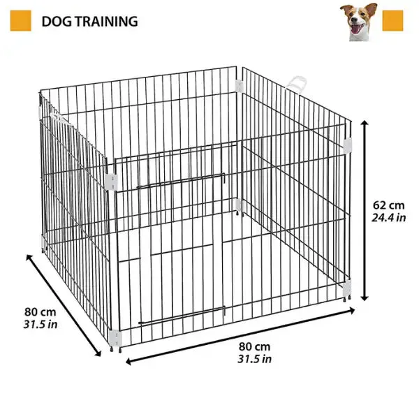 Recinto per cuccioli Dog Training Ferplast Misura 80x80x62 cm - immagine 1