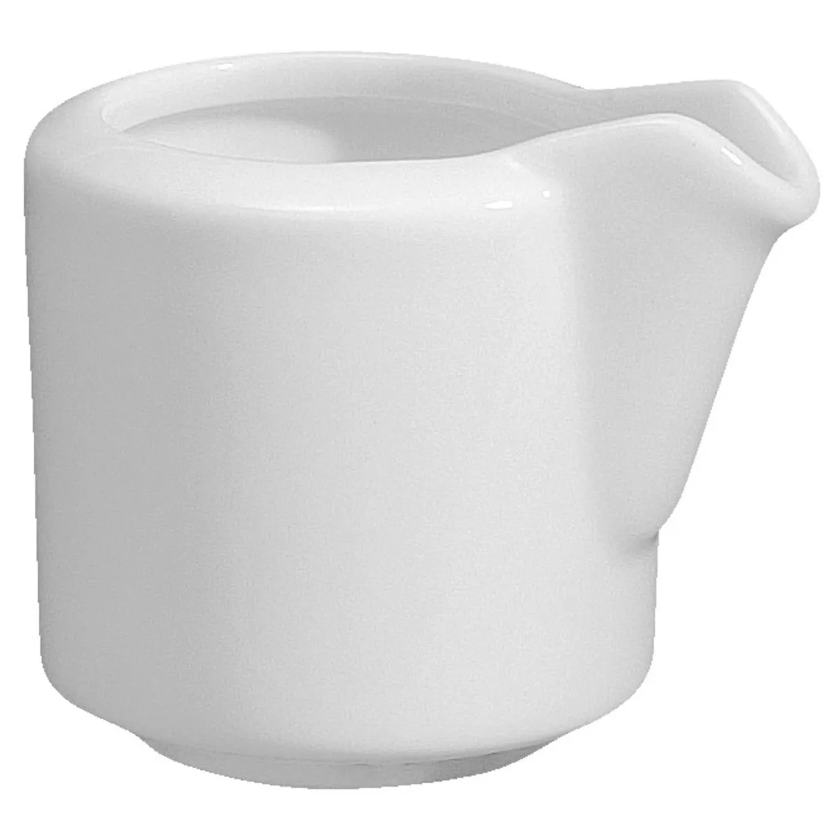 6x VEGA Salsiera Base senza manico; 30 ml, 4.5x4.5 cm (ØxH); bianco; rotonda; 6 pz. / Pacco - immagine 1