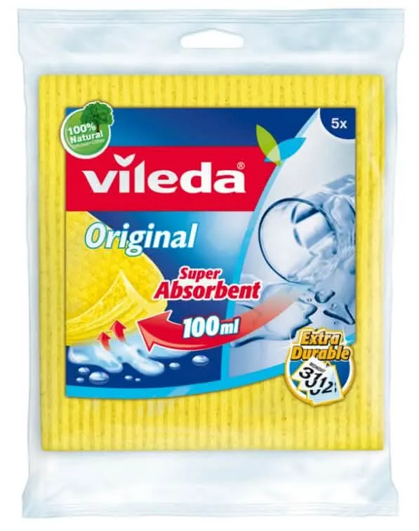 Panni Spugna Vileda 5 Pezzi per una Casa Sempre Pulita - immagine 1