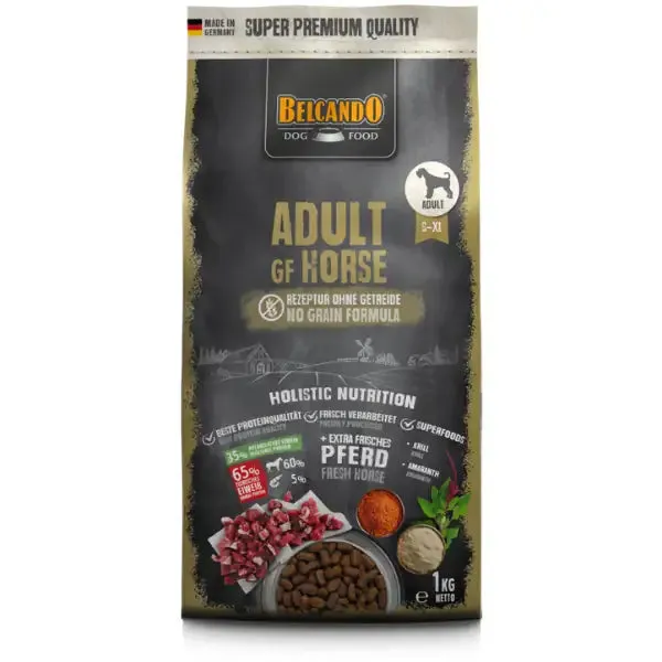 Belcando Super Premium Grain Free Dog Adult All Breeds Cavallo 12,5 kg - Croccantini per cani - immagine 1