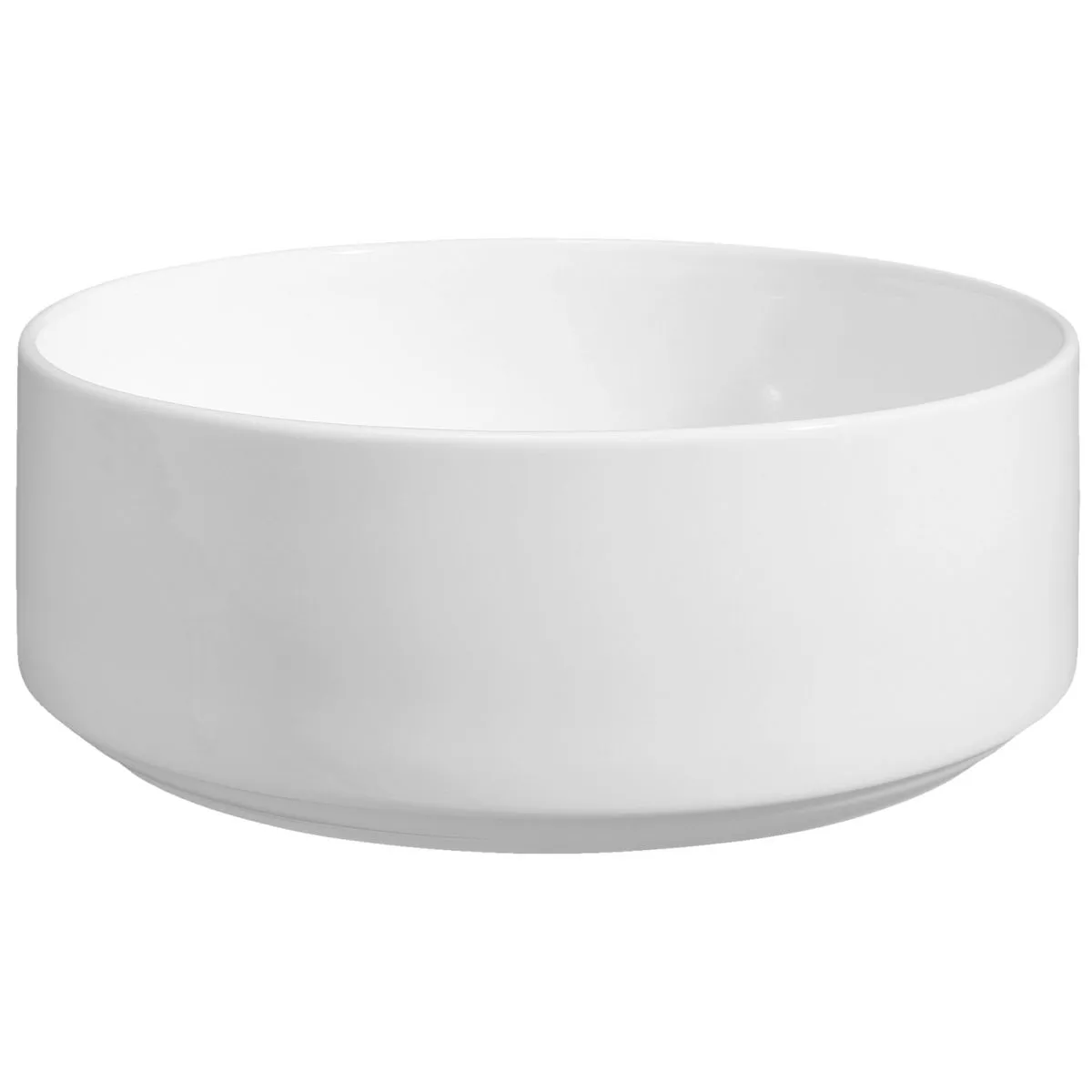 2x VEGA Ciotola Base rotondo; 1300 ml, 18x7 cm (ØxH); bianco; rotonda; 2 pz. / Pacco - immagine 1