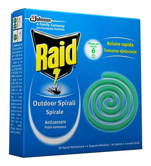 RAID SPIRALETTE X 10 - Mosquito Repellent for Home Use - immagine 1