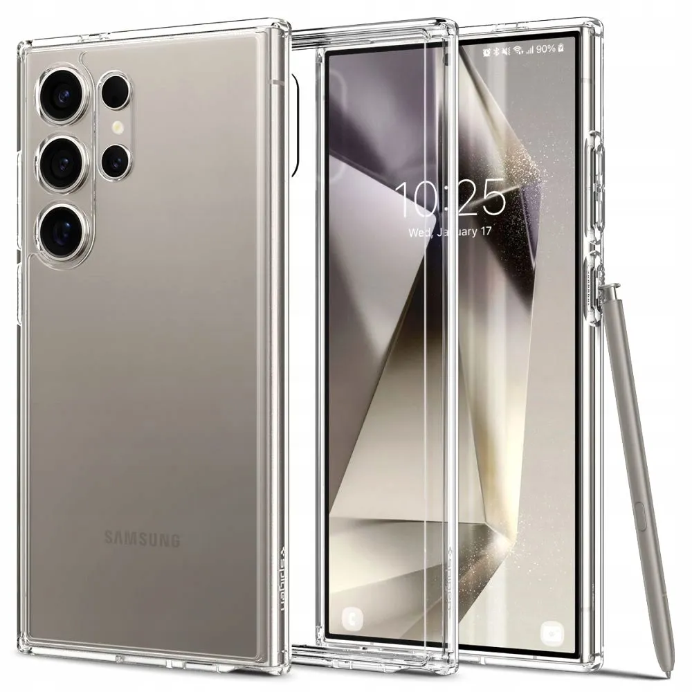 Custodia per Samsung Galaxy S24 Ultra S928, Spigen, Ultra Hybrid, Trasparente ACS07292 - immagine 1