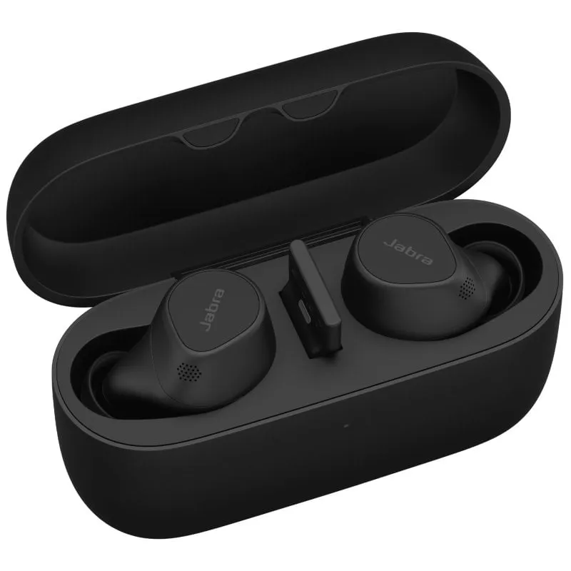 Cuffie Bluetooth Jabra Evolve2 Buds USB-A UC nere - immagine 1