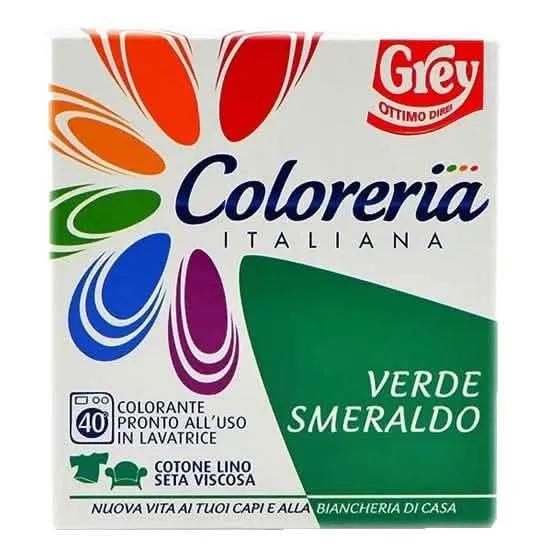 Coloreria Italiana Verde Smeraldo - Tintura per Tessuti e Casa - immagine 1