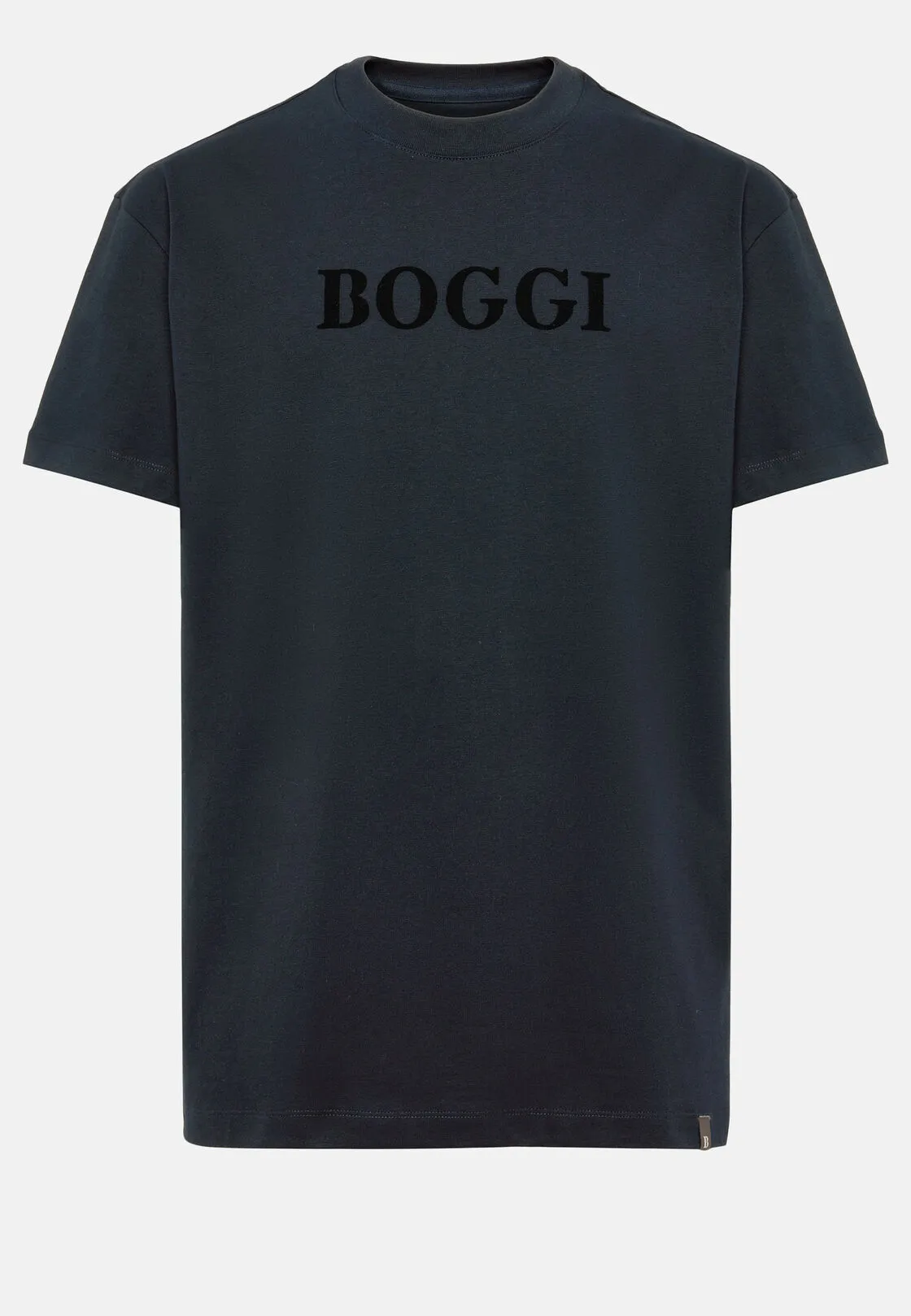 Boggi, T-shirt In Jersey Di Cotone, Uomo, Navy, Taglia: L - immagine 4