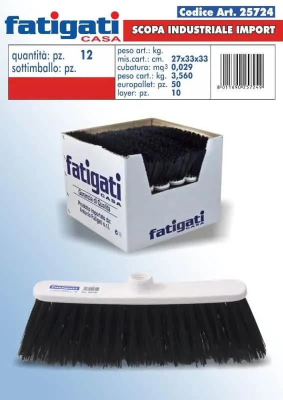 Scopa Industriale Fatigati per Pulizie Efficaci - immagine 1