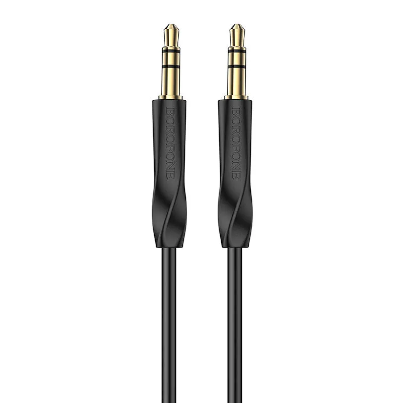 Cavo Audio 3.5mm - 3.5mm Borofone BL16, 1m, Nero - immagine 1