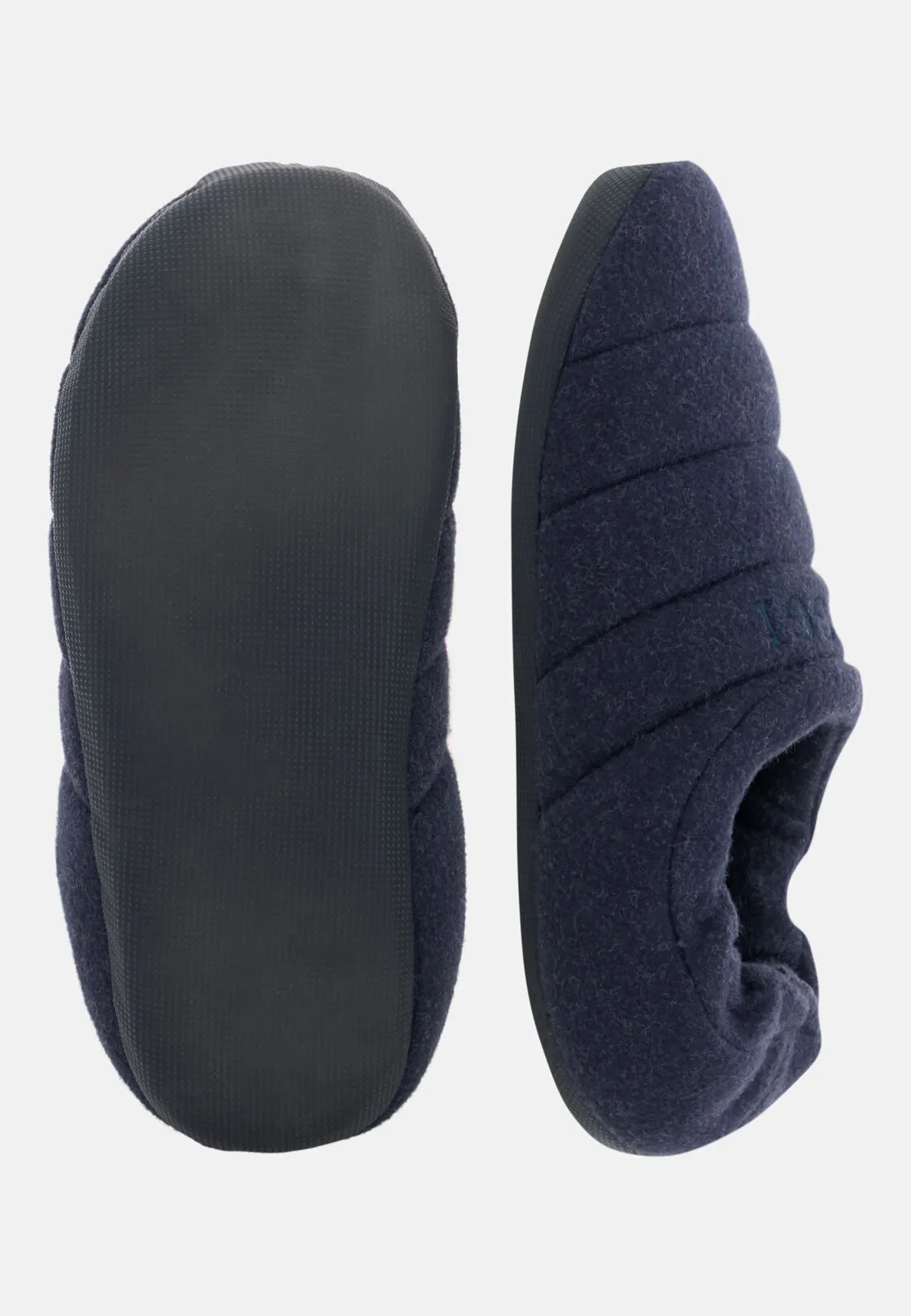 Boggi, Pantofole In Misto Lana, Uomo, Navy, Taglia: 41/42 - immagine 4