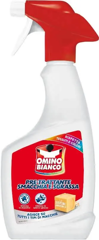 Spray Smacchiante e Sgrassante Omino Bianco 500ml - immagine 1