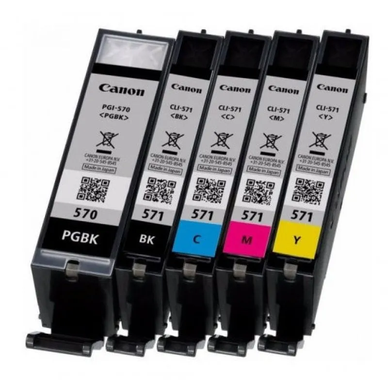 Canon Confezione multipla di cartucce d'inchiostro PGI-570BK/CLI-571 BK/C/M/Y - immagine 1