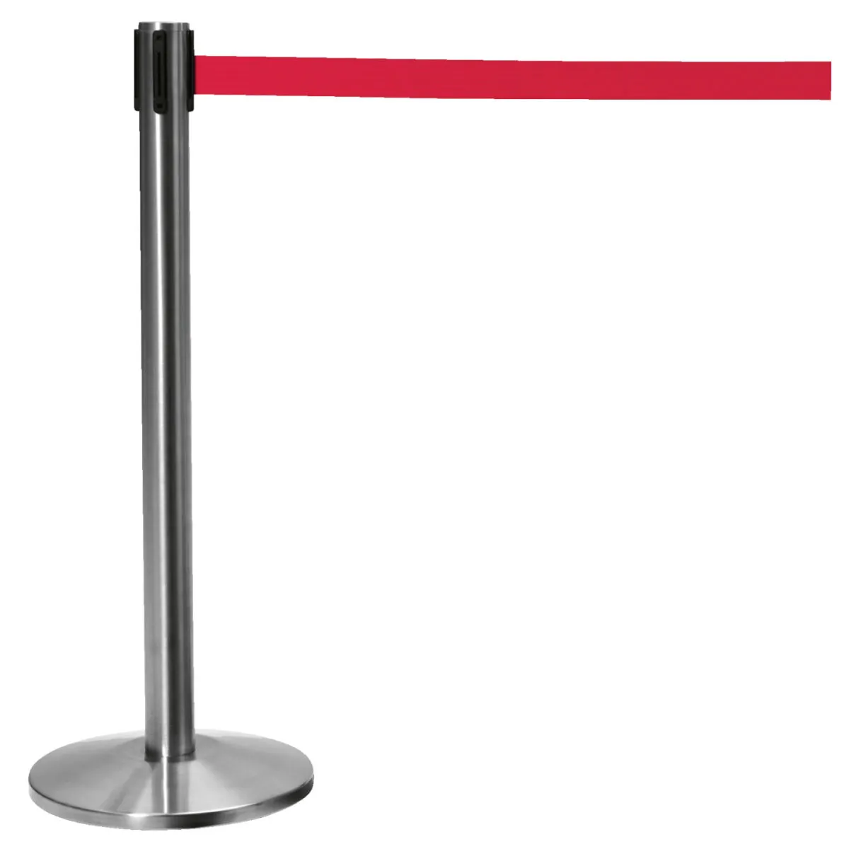 VEGA Asta Badardo; 37x96 cm (ØxH); argento/rosso - immagine 1