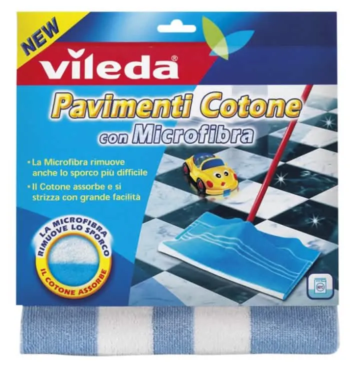 Vileda Mop in Cotone e Microfibra per Pavimenti - immagine 1