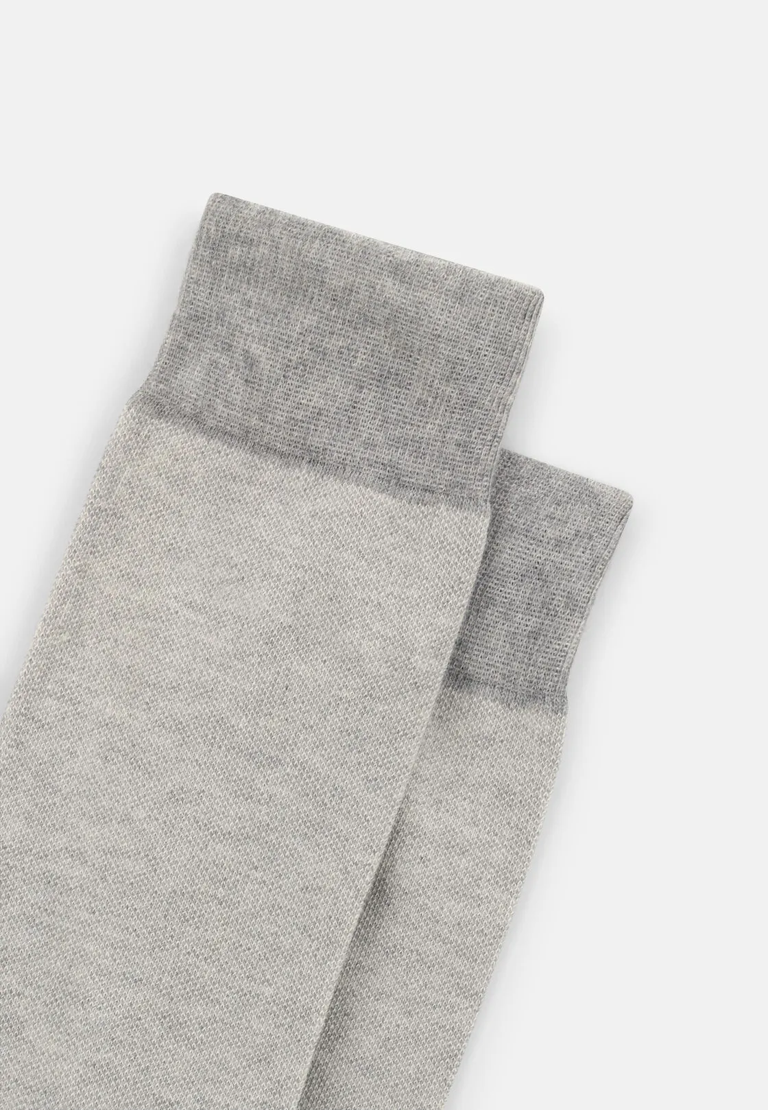 Boggi, Calze Corte Motivo Oxford In Misto Cotone, Uomo, Light grey - immagine 3