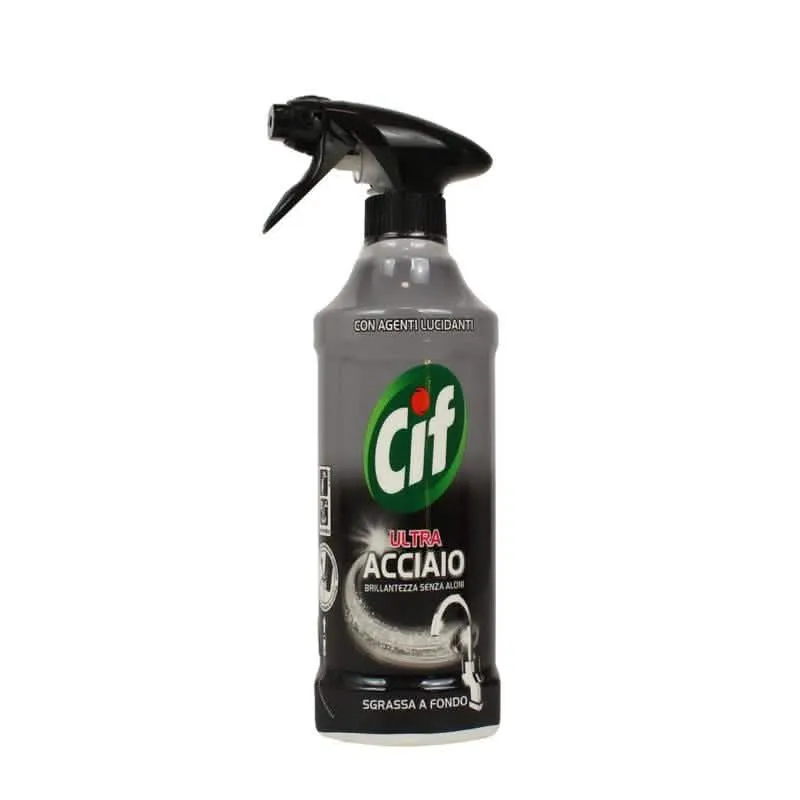 Spray Acciaio CIF 500ML per una Pulizia Brillante e Protetta - immagine 1