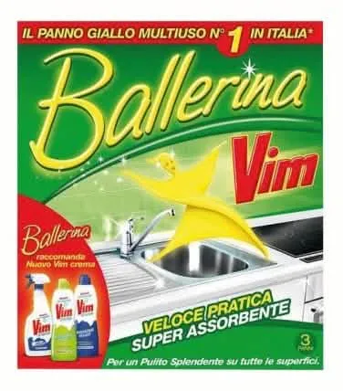 Panno Ballerina VIM - Set da 3 Pezzi per la Casa - immagine 1