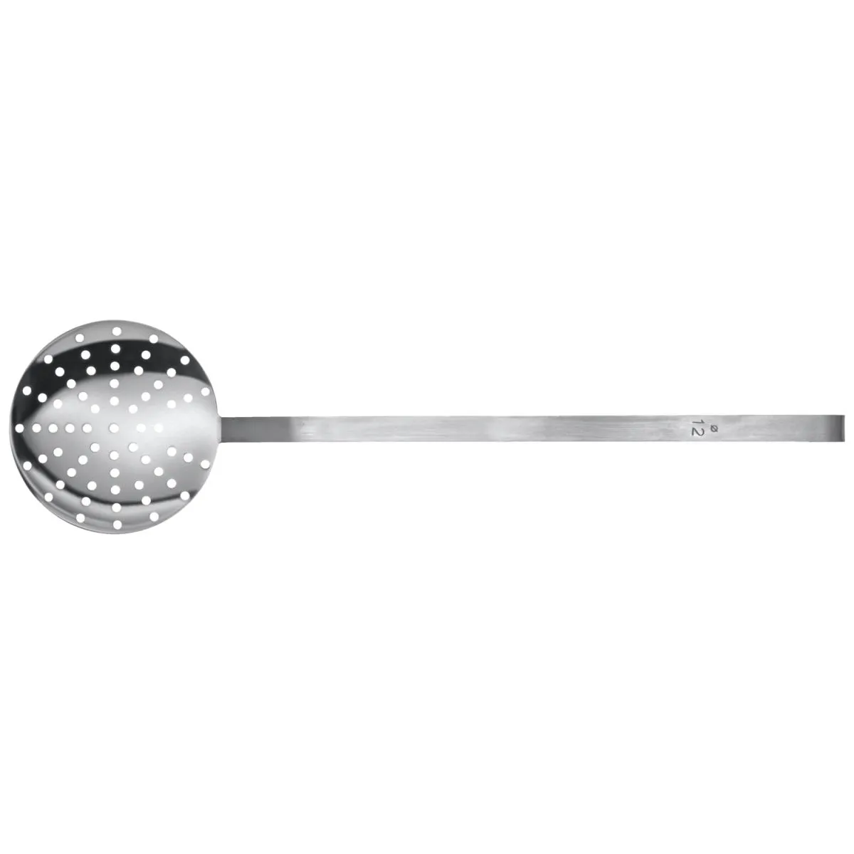 PULSIVA Schiumarola da cucina Valuo manico lungo; 12 cm (Ø); argento - immagine 1
