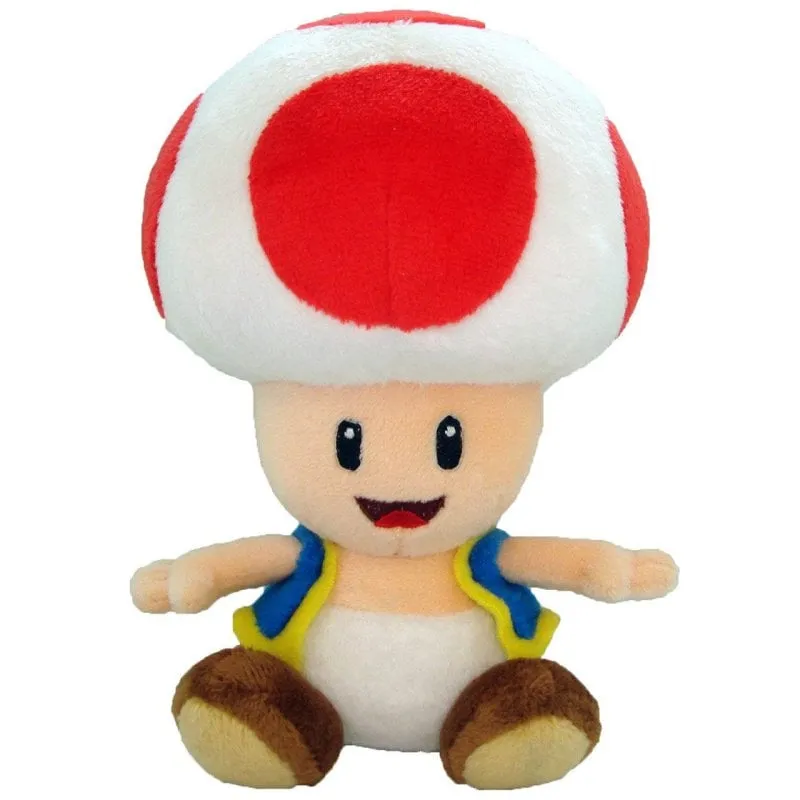 Sherwood Media Super Mario Peluche Toad Rosso 20cm - immagine 1