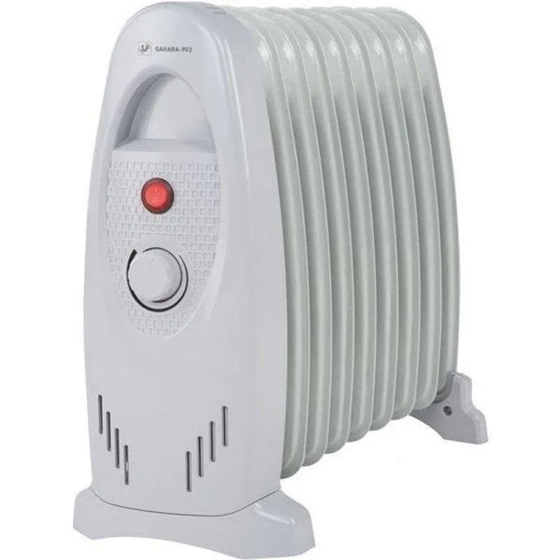 Radiatore a Olio S&P Sahara 903 Mini 900W 3 Elementi Bianco Compatto - immagine 1