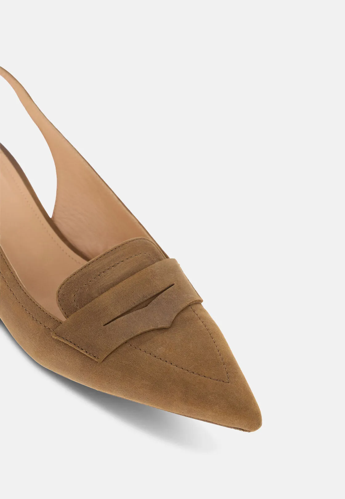 Boggi, Scarpe Slingback In Pelle, Donna, Marrone, Taglia: 41-7 - immagine 4