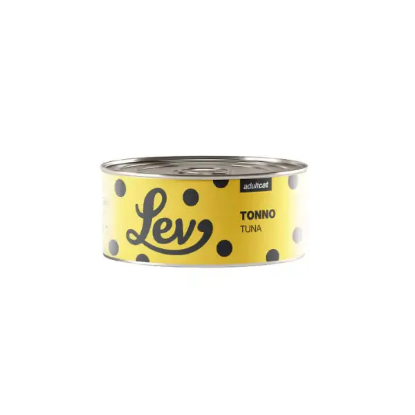 Lev Cat Adult Umido Complementare 140 gr Tonno - confezione da 6 pezzi - Cibo umido per gatti - immagine 1