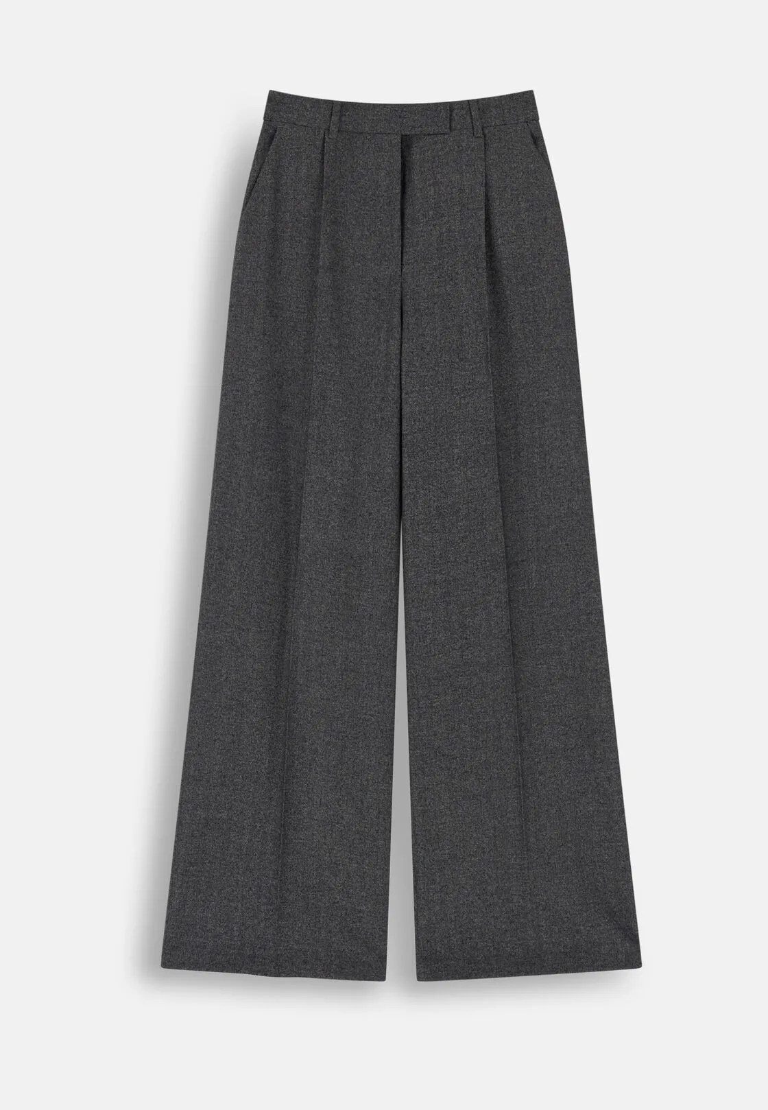 Boggi, Pantalone Di Lana Una Pince, Donna, Grigio, Taglia: XS - immagine 5