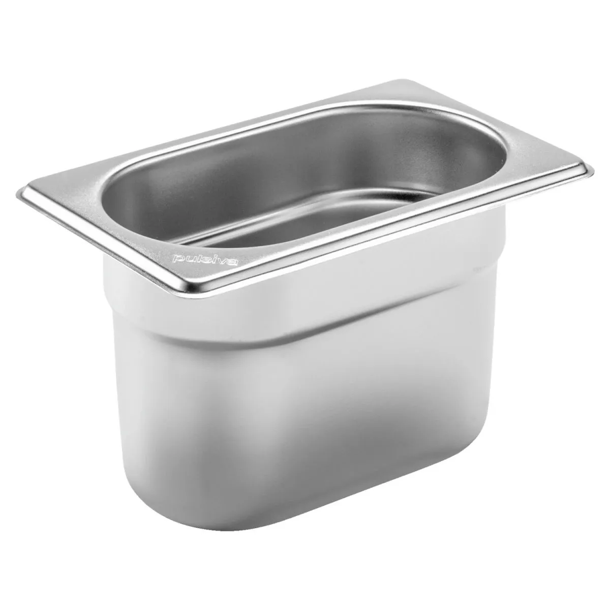 PULSIVA Contenitore gastronorm 1/9 Basic; GN 1/9, 1 l, 17.6x10.8x10 cm (LxLxP); argento - immagine 1