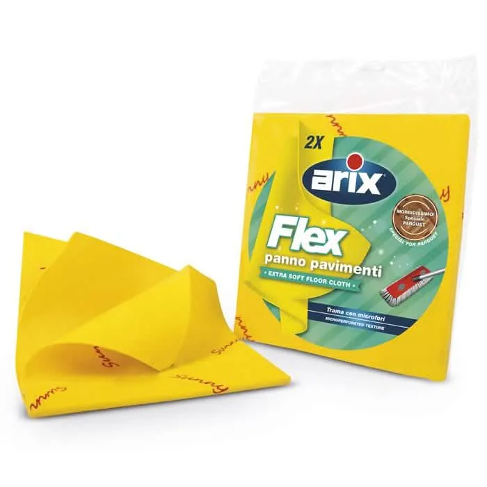 Panno Pavimento Flex Giallo Maxi Arix - Confezione da 2 Pezzi - immagine 1